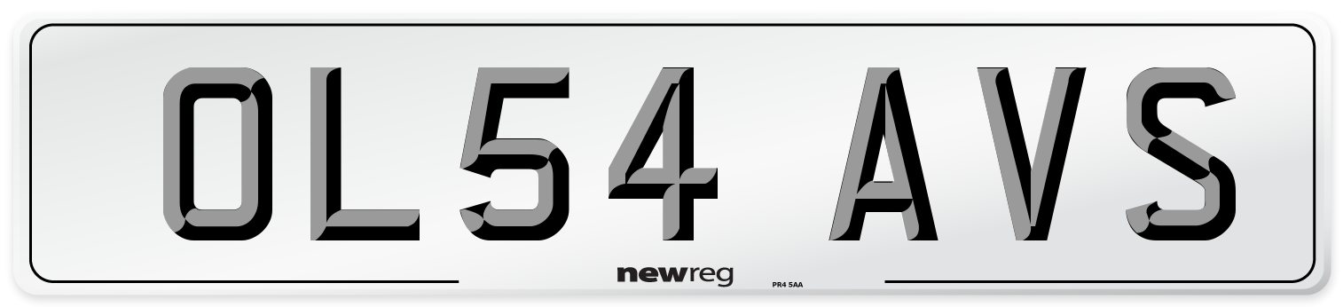 OL54 AVS Number Plate from New Reg